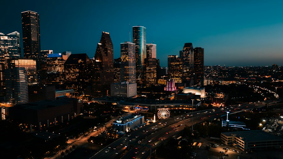 Houston downtown skyline